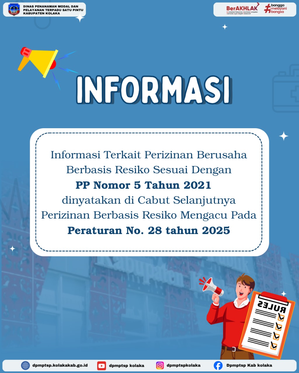 Perubahan Aturan Perizinan Berusaha Berbasis Risiko: PP Nomor 5 Tahun 2021 Dicabut, Digantikan oleh Peraturan No. 28 Tahun 2025