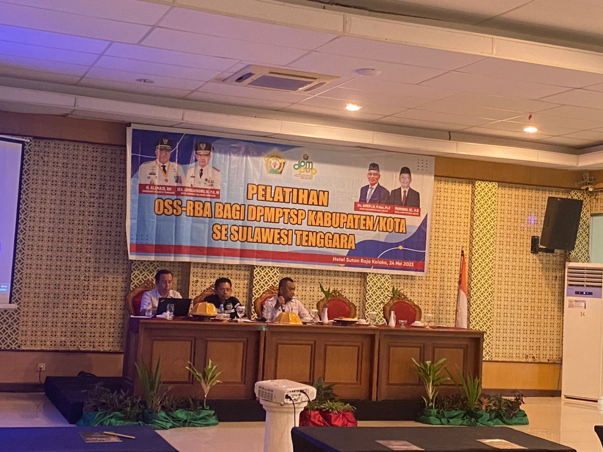 DPMPTSP KABUPATEN KOLAKA MENGIKUTI PELATIHAN OSS-RBA