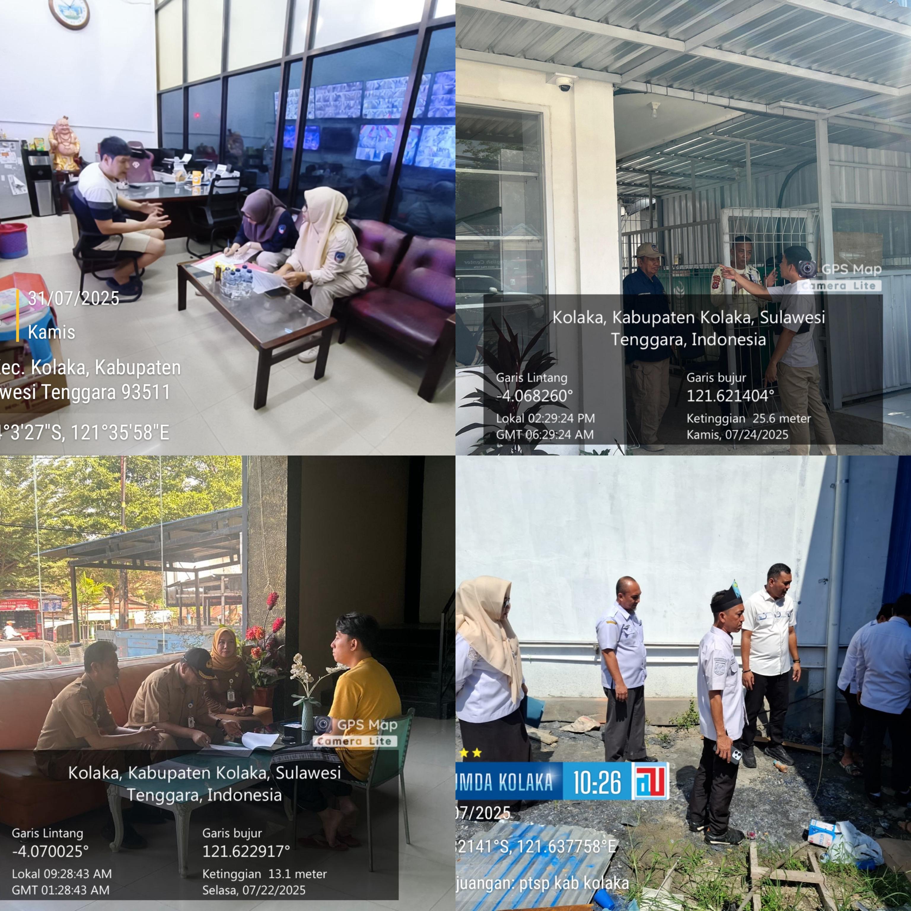 Inspeksi Lapangan dalam rangka kegiatan Pengawasan Perizinan Berbasis Resiko