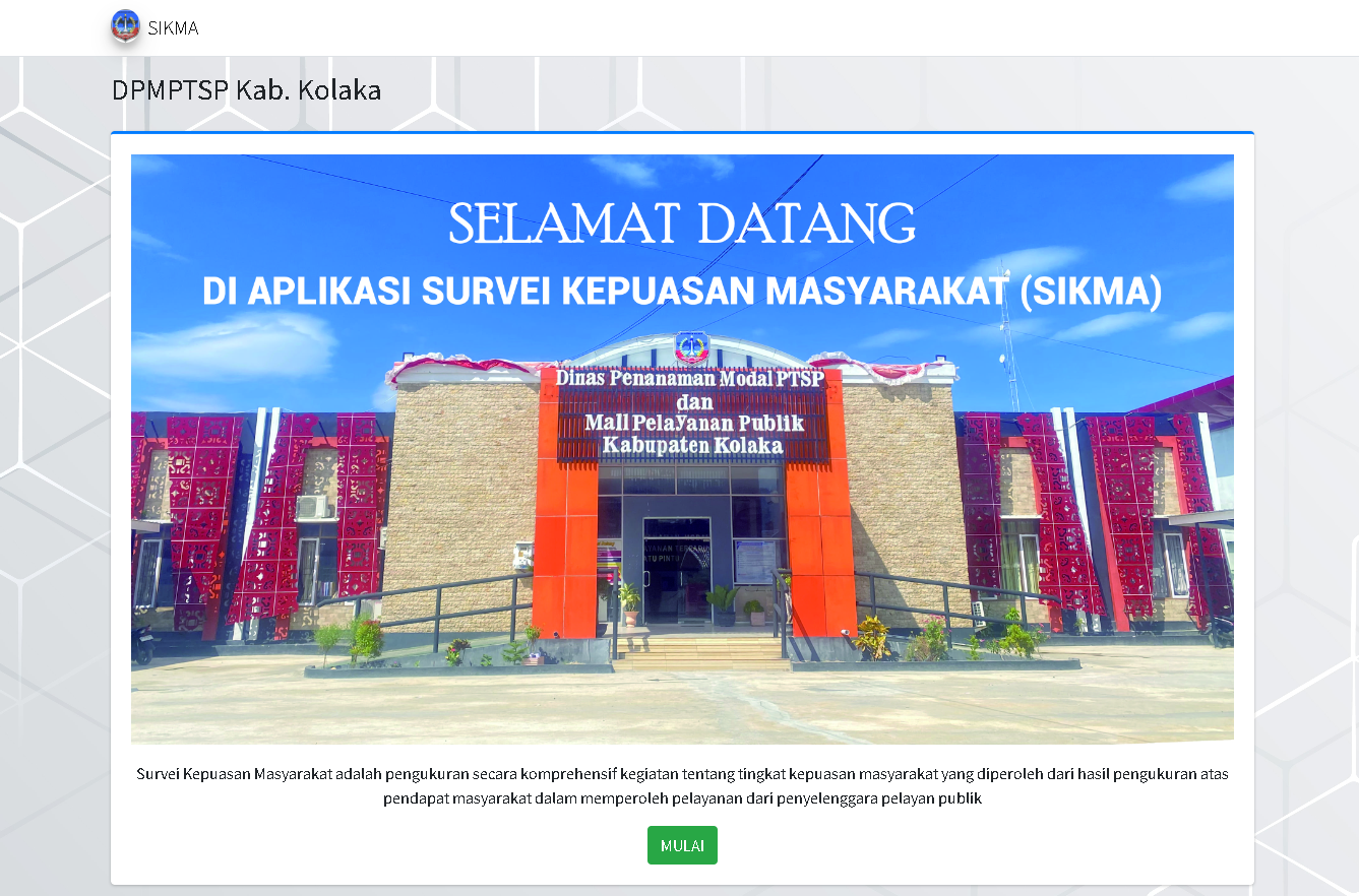  DPMPTSP Kab. Kolaka Bakal Luncurkan Inovasi Aplikasi SIKMA (Sistem Informasi Kepuasan Masyarakat)